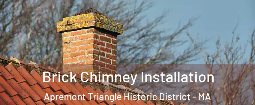 Brick Chimney Installation Apremont Triangle Historic District - MA