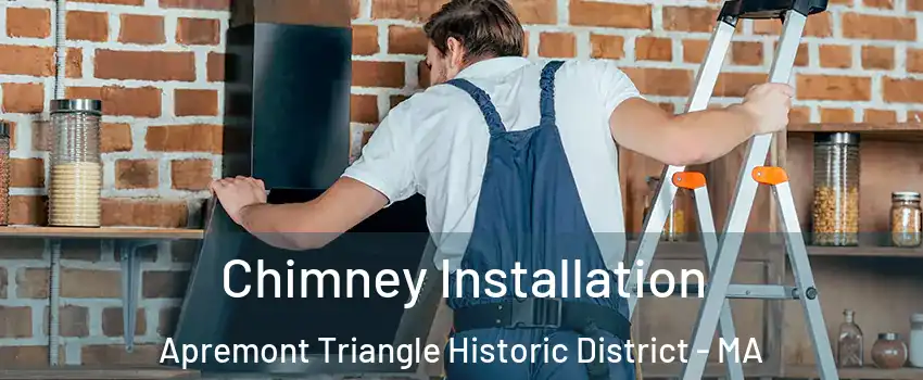 Chimney Installation Apremont Triangle Historic District - MA