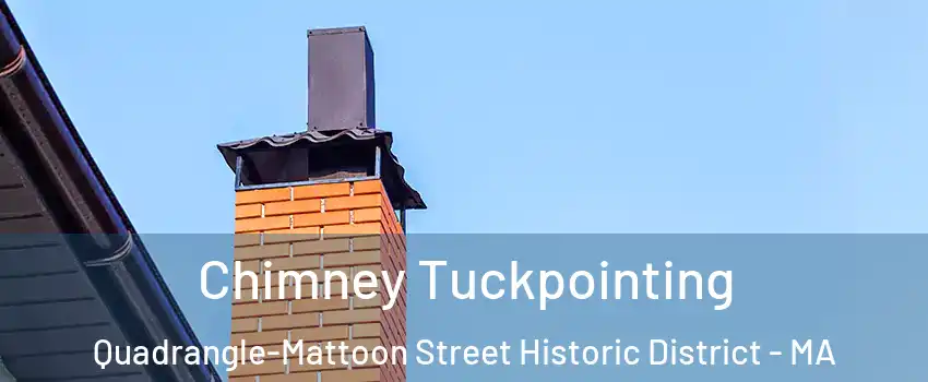 Chimney Tuckpointing Quadrangle-Mattoon Street Historic District - MA