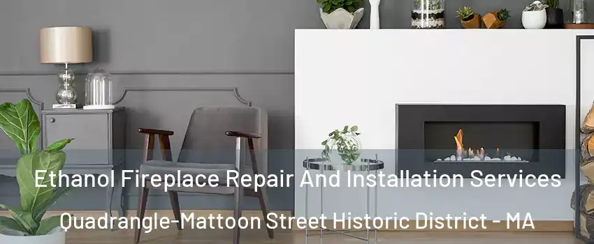 Ethanol Fireplace Repair And Installation Services Quadrangle-Mattoon Street Historic District - MA