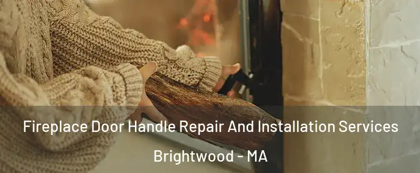 Fireplace Door Handle Repair And Installation Services Brightwood - MA