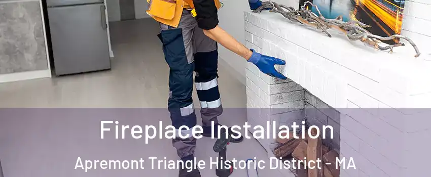 Fireplace Installation Apremont Triangle Historic District - MA