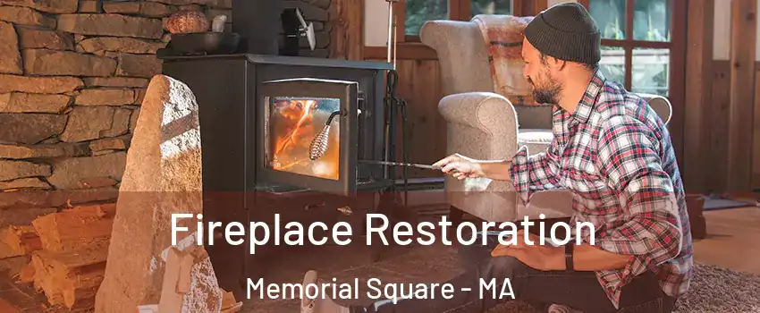 Fireplace Restoration Memorial Square - MA