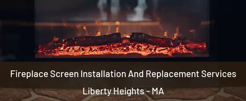 Fireplace Screen Installation And Replacement Services Liberty Heights - MA