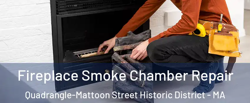 Fireplace Smoke Chamber Repair Quadrangle-Mattoon Street Historic District - MA