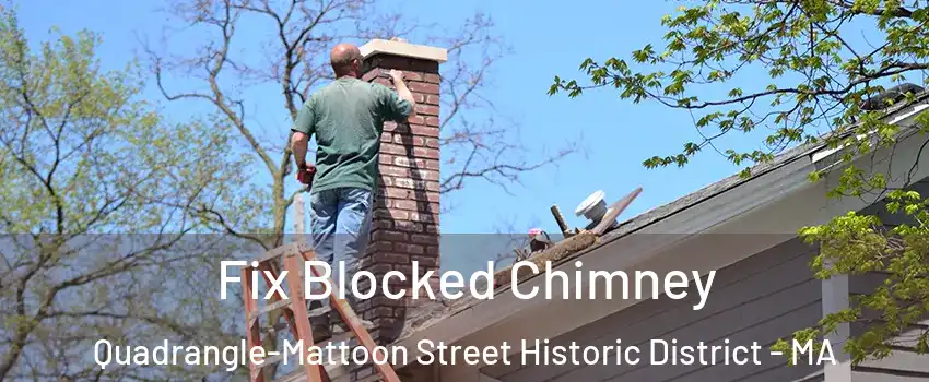 Fix Blocked Chimney Quadrangle-Mattoon Street Historic District - MA