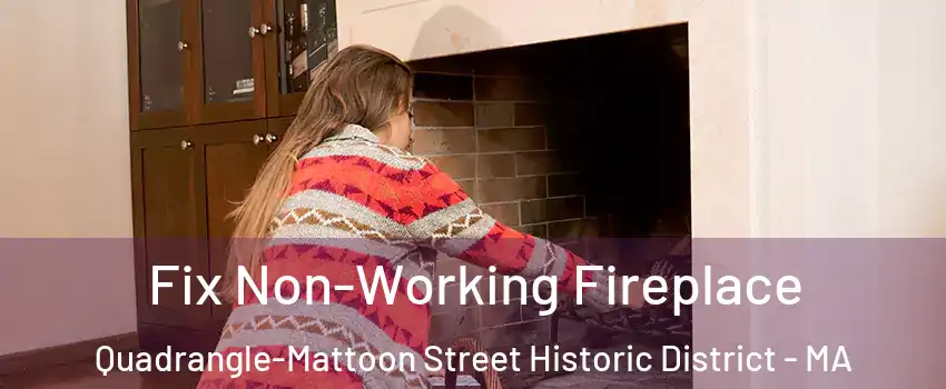 Fix Non-Working Fireplace Quadrangle-Mattoon Street Historic District - MA