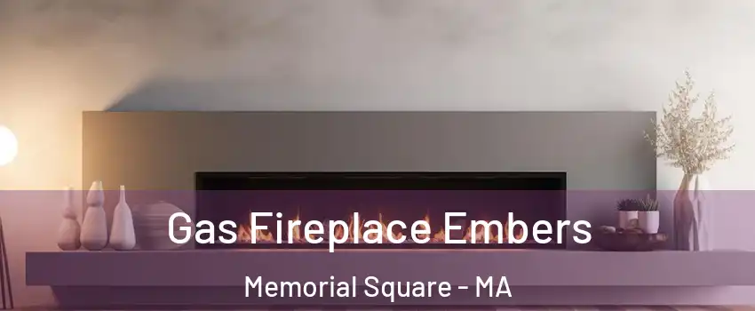 Gas Fireplace Embers Memorial Square - MA