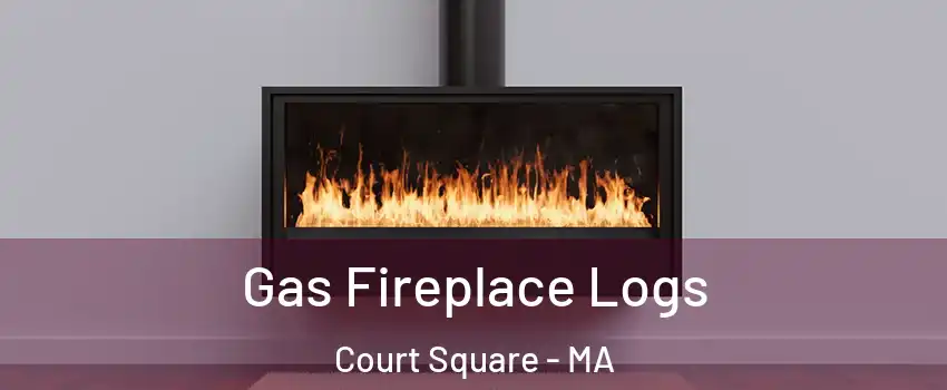 Gas Fireplace Logs Court Square - MA