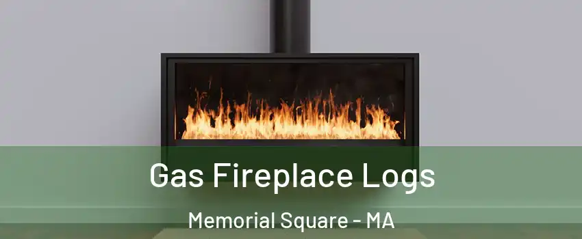 Gas Fireplace Logs Memorial Square - MA