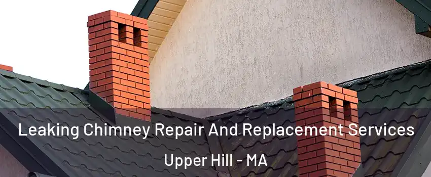 Leaking Chimney Repair And Replacement Services Upper Hill - MA