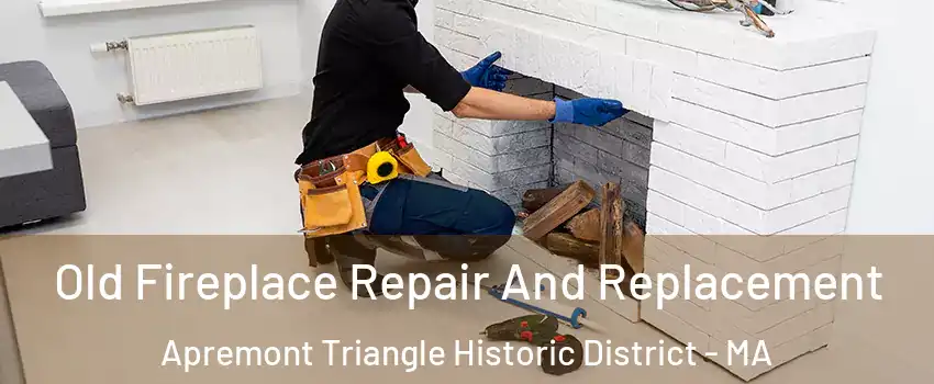 Old Fireplace Repair And Replacement Apremont Triangle Historic District - MA