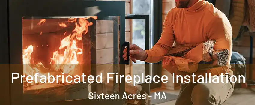 Prefabricated Fireplace Installation Sixteen Acres - MA