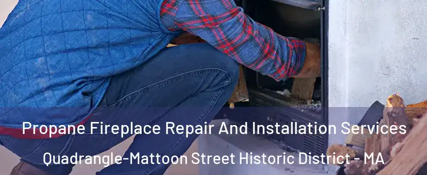 Propane Fireplace Repair And Installation Services Quadrangle-Mattoon Street Historic District - MA
