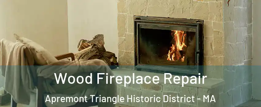 Wood Fireplace Repair Apremont Triangle Historic District - MA